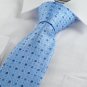 Blue Polka Dot Bubble Circle Pattern Mens Tie Necktie Wedding Holiday Gift KT0033