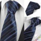 New Purple Navy Dotted Striped JACQUARD Men's Tie Necktie Formal Suit Gift KT0015