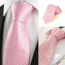 Classic Pink Dot JACQUARD Men's Tie Necktie Wedding Holiday Valentine Gift #0026