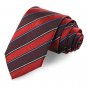 New Striped Red Mens Tie Formal Suits Necktie Party Wedding Holiday Gift KT1080