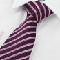 Luxury Striped Purple JACQUARD Mens Tie Necktie Wedding Party Holiday Gift #0004