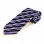 New Striped Purple Blue Black Men's Tie Necktie Wedding Party Holiday Gift #1030