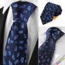 New Blue Paisley Classic Mens Tie Suit Necktie Party Wedding Holiday Gift KT1008
