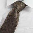 New Brown Paisley Exotic JACQUARD Mens Tie Suit Necktie Wedding Party Gift KT0119