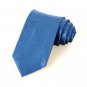 New Squared Bright Blue Royal Men's Tie Necktie Wedding Party Holiday Gift #1068