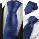 New Polka Dot Navy Purple Classic Men Tie Formal Suit Necktie Holiday GiftKT1036