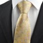 New Colorful Paisley Golden JACQUARD Men' Tie Necktie Wedding Holiday Gift KT0108
