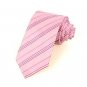New Striped Pink JACQUARD Men's Tie Necktie Wedding Party Holiday Gift #1033