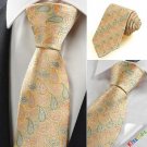 New Year Colorful Paisley Light Golden Men's Tie Suit Necktie Wedding Gift KT0107