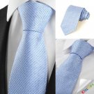 New Striped Blue Grey Formal Men's Tie Necktie Wedding Party Holiday Gift #1029