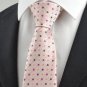 New Pink Purple Bohemian Floral Check Men's Tie Necktie Wedding Party Gift KT0093