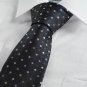 Navy Purple Silver Bohemian Floral Checked Formal Men's Tie Necktie Gift KT0092