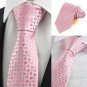 New Pink Arrow Pattern Unique Men's Tie Necktie Love Wedding Holiday Gift KT0064