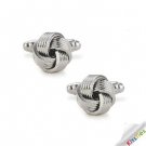 Mens Classic New Sliver Knot Formal Business Wedding Shirt Cufflinks Cuff Link Gift Present CK006