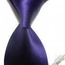 6cm Men's Skinny Tie Solid Purple JACQUARD WOVEN Necktie