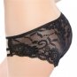 Bamboo Fiber Sexy Panties Three Ribbon Lace Cover Hips Women Lingerie G-string