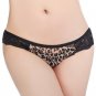 Sexy Lace Panties leopard-spotted bowknot Floral Packet Hip Women T-back Lingerie