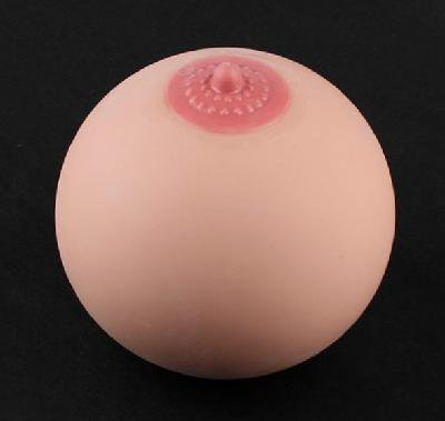 Simulation Silicone Boob Fake Breast Stress Relieve Ball