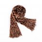 Winter Warm Leopard Print Soft Napping Scarf