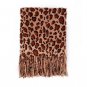 Winter Warm Leopard Print Soft Napping Scarf
