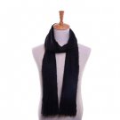 Winter Warm Black Long Soft Napping Scarf