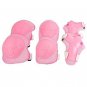 Children Skating Sports Wrist Elbow Knee Pad Guard Pink
