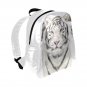 Siberian Tiger Close Up Multi Pocket Backpack Bag School Bag Laptop Bag