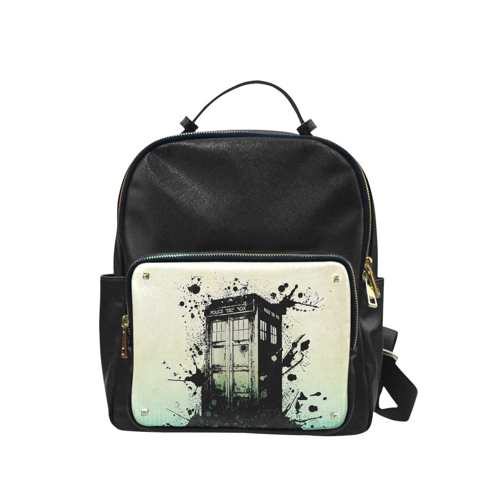 Tardis Police Box Leisure Backpack Bag School Bag (Big)