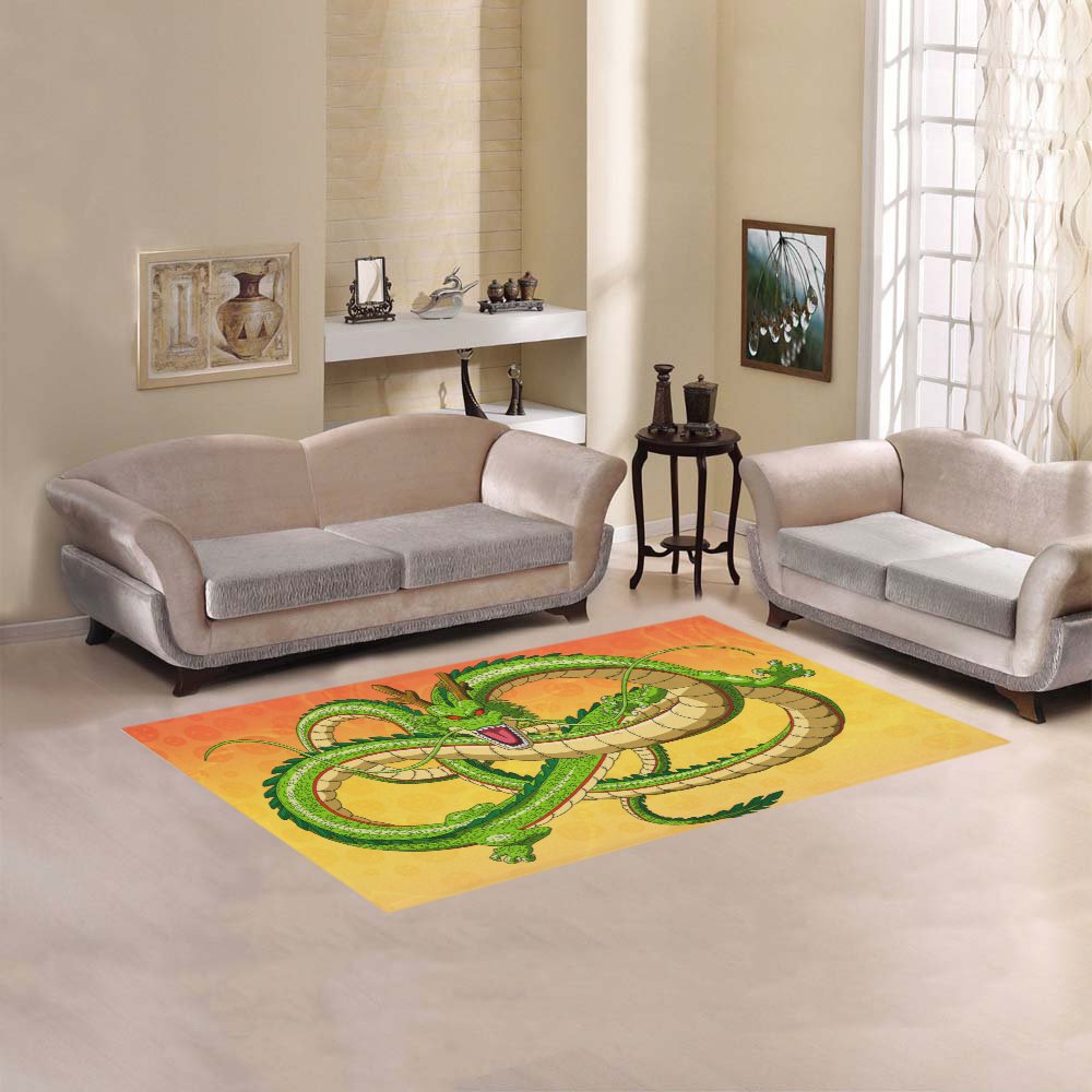 Dragon Ball Shen Ron Area Rug size 60"x 39"