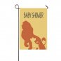 Lion King Simba Baby Shower Event Garden Flag 12" x 18"