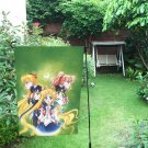 Sailor Moon and Friends Garden Flag 12" x 18"