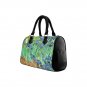 Irises Van Gogh Barrel Type Handbag Bag