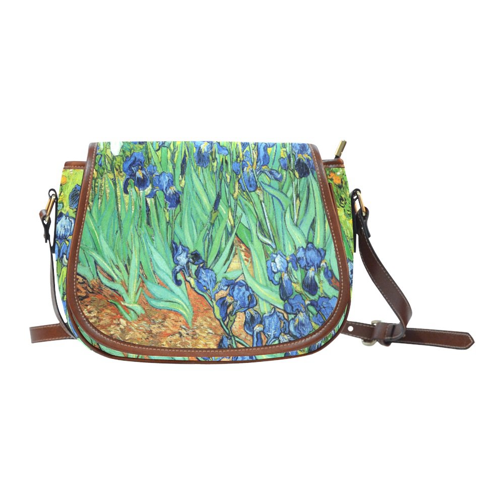Irises Van Gogh Saddle Bag