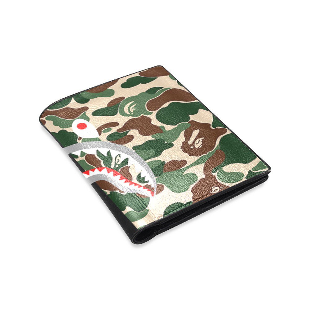Shark Camo Bifold Leather Wallet