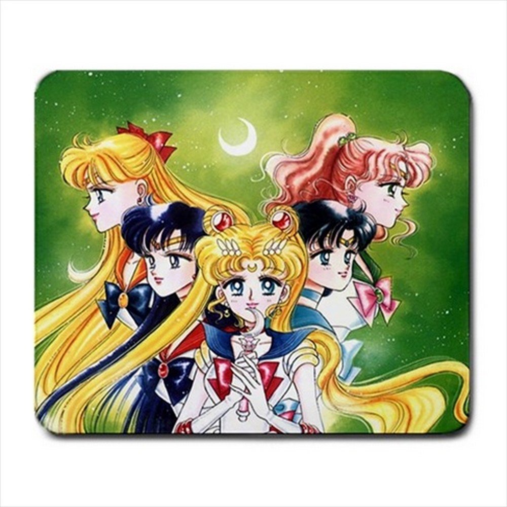 Sailor Moon Inner Scouts Mousepad Non Slip Neoprene