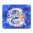 Sailor Moon Inner Scouts Mousepad Non Slip Neoprene