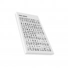 Braille Alphabet Canvas Print 16" x 20"