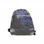 Starry Night Van Gogh feat Tardis Police Box Nylon Backpack Bag School Bag