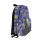 Starry Night Van Gogh feat Tardis Police Box Nylon Backpack Bag School Bag