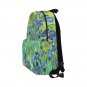 Irises Van Gogh Nylon Backpack Bag School Bag