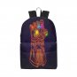 Thanos 5 Stones Arm Nylon Backpack Bag School Bag