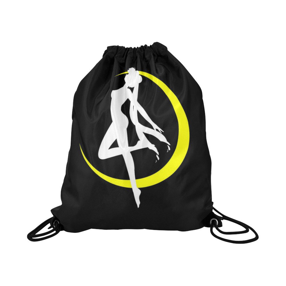 Sailor Moon Silhouette Drawstring Bag for Sports or Gym