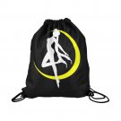 Sailor Moon Silhouette Drawstring Bag for Sports or Gym