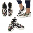Shark Camo Women's Slip On Canvas Shoes
