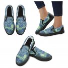 Starry Night Van Gogh Women's Slip On Canvas Shoes
