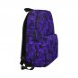 Pixelate Geometry Blue Nylon Backpack Bag School Bag
