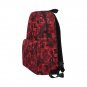 Pixelate Geometry Red Nylon Backpack Bag School Bag