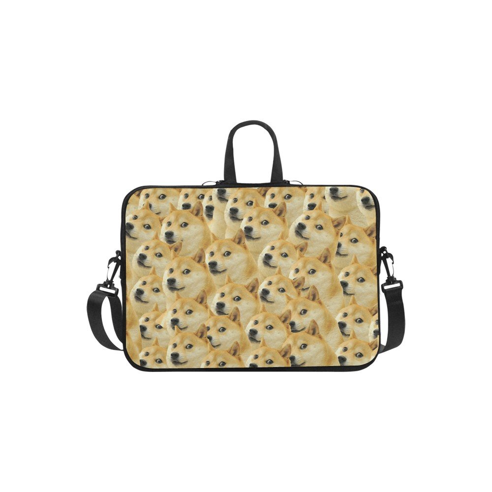 Popular Cute Dog Meme Sleeve Case Shoulder Bag for Laptop 13" 13.3"