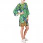 Irises Van Gogh Bell Sleeve Dress