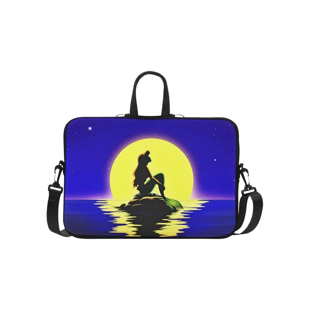Little Mermaid Silhouette Sleeve Case Shoulder Bag for Laptop 15.4" 15.6"